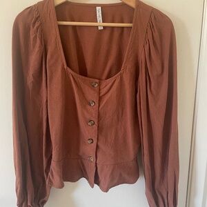 RACHEL PALLY Canvas Portia Top XS in Masala